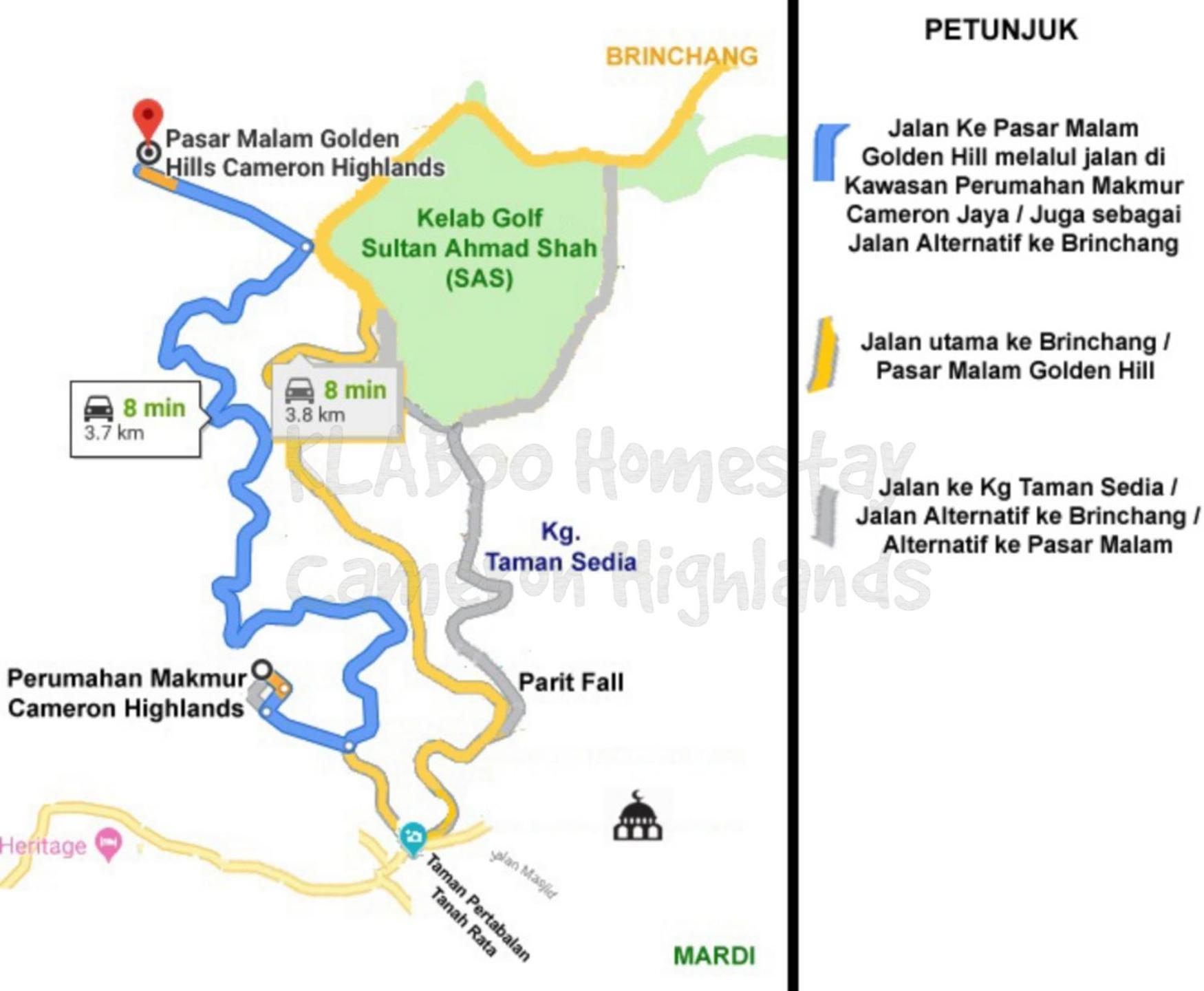 Rumah Tamu By Klaboo Tanah Rata Zewnętrze zdjęcie